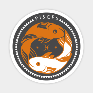 Pisces zodiac sign Magnet